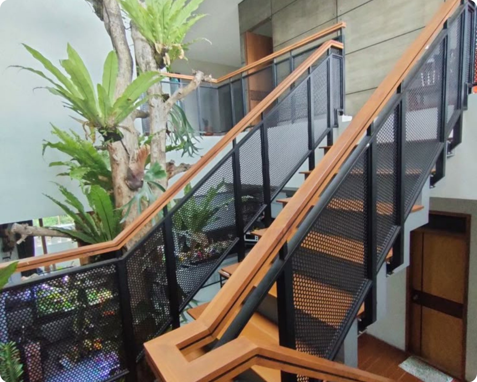 Railing Tangga Industrial - Sopo Kanopi Railing Tangga Industrial - Sopo Kanopi